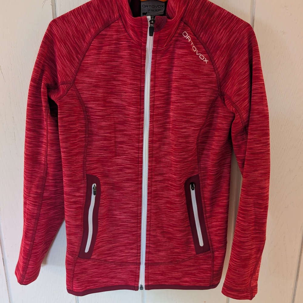 Ortovox Burgundy Full-Zip Jacket